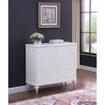 thumbnail image 1 of Newboti Furniture Angus White 2-door Mandala Accent Cabinet Distressed BN.7524, 1 of 13