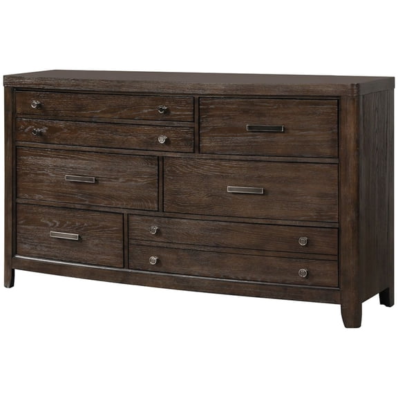 Newboti Furniture Antique Brown Dresser Cedar Lined Bottom Drawers BN.0639