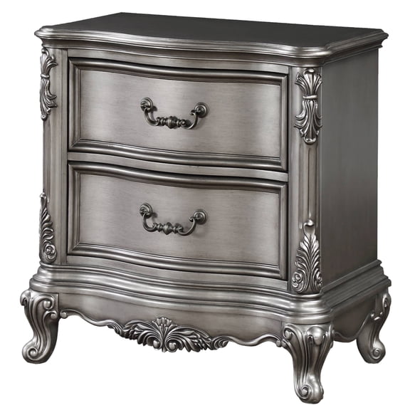 Newboti Furniture Antique Platinum 2-drawer Nightstand 21500
