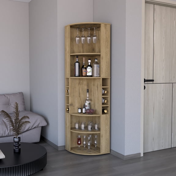 Newboti Furniture Bar Cabinet Jansen, Living Room, Macadamia 39574