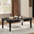 thumbnail image 1 of Newboti Furniture Black Coffee Table With Turned Legs 0907, 1 of 6