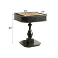 thumbnail image 1 of Newboti Furniture Black Finish Reversible Chess Checker Game Table w/Game Tray (Chess Fingures Not Included) 42864, 1 of 10