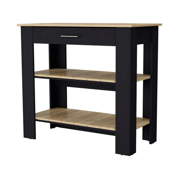 Newboti Furniture Brooklyn 40 Kitchen Island, Two Shelves, One Drawer 47524