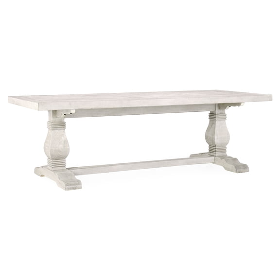 Newboti Furniture Caleb 94" Dining Table Distressed Ivory BN.5601