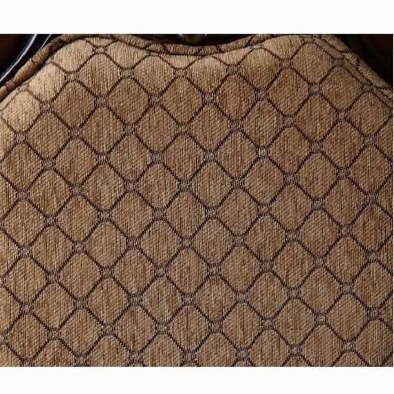 Newboti Furniture Chateau Fabric & Cherry Finish De Ville Side Chair (Set of 2) 39269