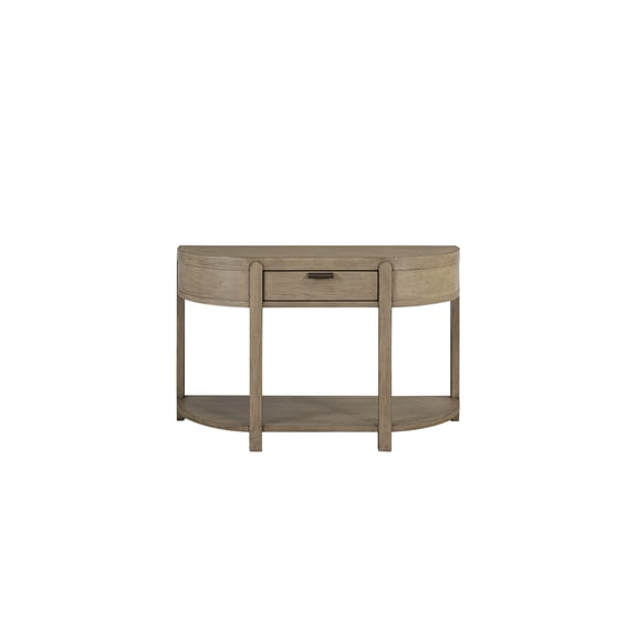 Newboti Furniture Curved 1-Drawer Console Table - Toffee BN.3655