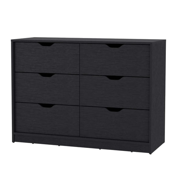 Newboti Furniture Dillon 4 Drawers Dresser, Chest of Drawers with 2 Cabinets 47838