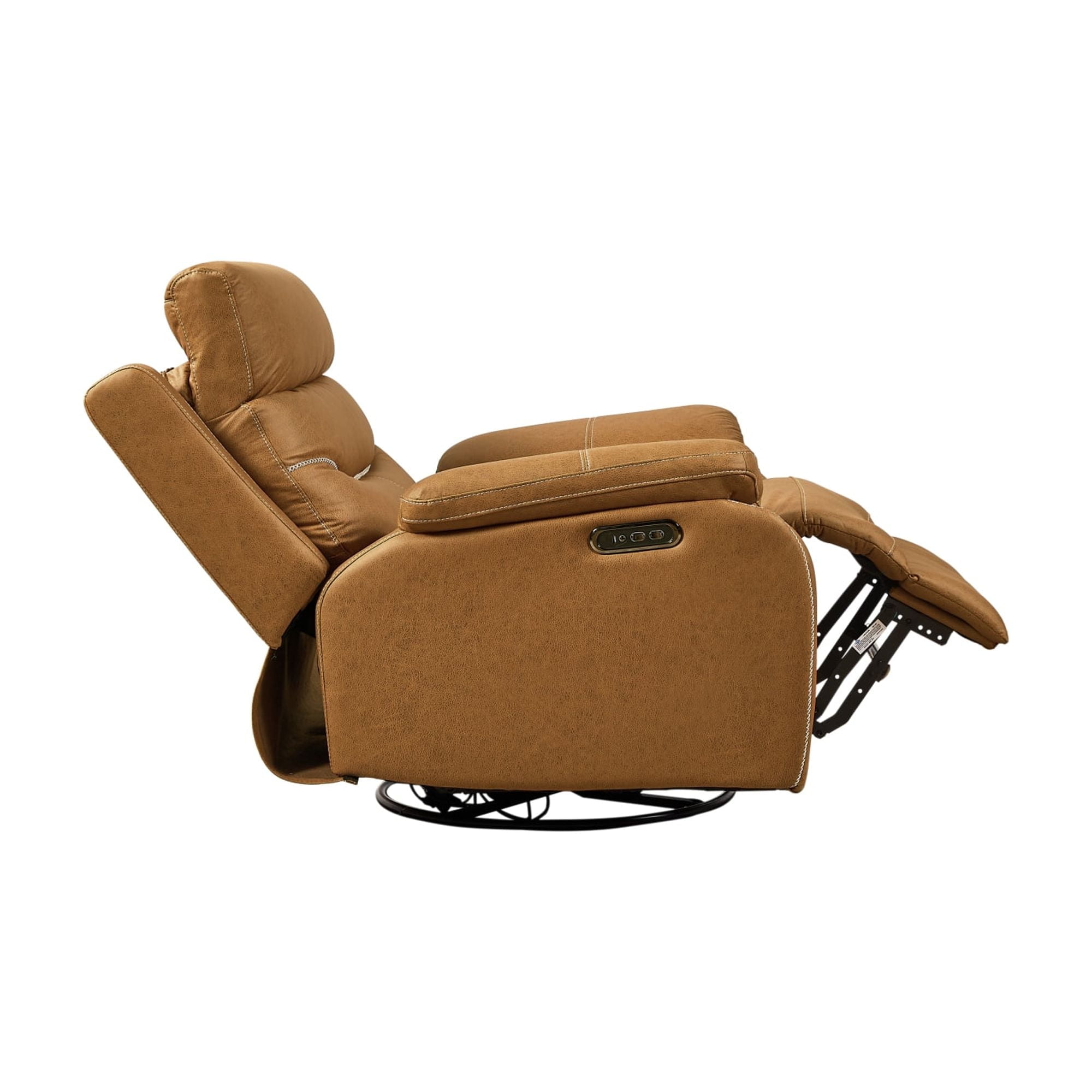 Newboti Furniture Dual OKIN Motor Rocking and 240 Degree Swivel Single ...