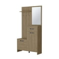 thumbnail image 1 of Newboti Furniture Elko Hall Tree Multistorage with a Mirror. Natural Oak 47407, 1 of 8