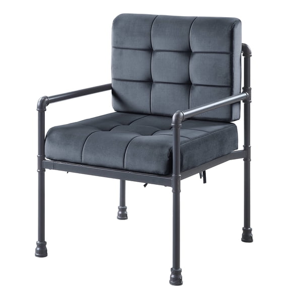 Newboti Furniture Grey and Sandy Grey Cushion Back Accent Chair 25065