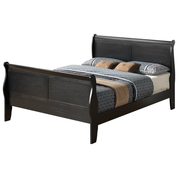 Newboti Furniture Louis Phillipe G3150A-FB Full Bed, Black NO.56239