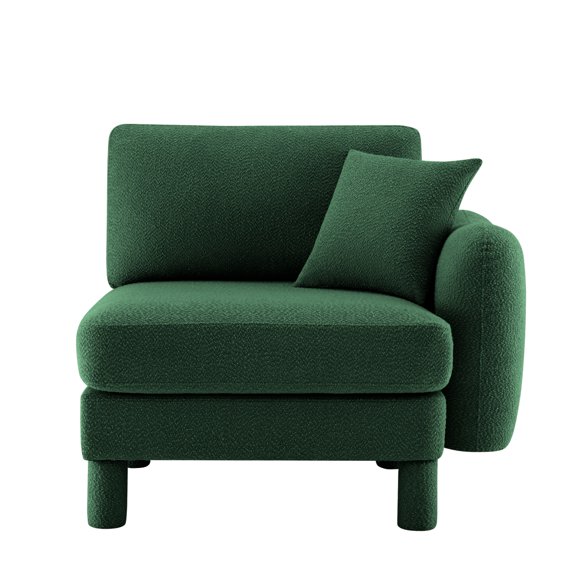 Newboti Furniture Lucas RSF sofa W/Pillow Polyester -Green BN.1772