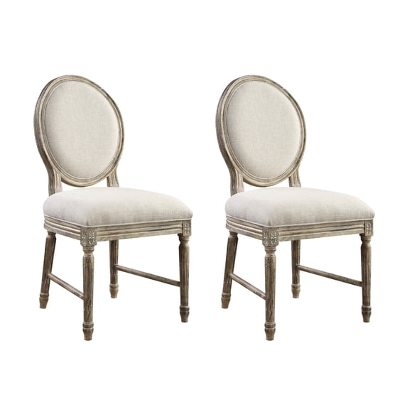 Newboti Furniture Ludin Brown Upholstered Dining Chairs, Set Of 2 1237