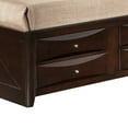 thumbnail image 1 of Newboti Furniture Marilla G1525G-QSB3 Queen Storage Bed, Cappuccino 68204, 1 of 7