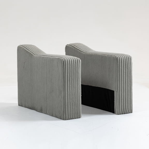 Newboti Furniture Modular Sofa Single Armrest Backrest Module for Modular Sectional Sofa Couch Side Armrest, Gray BN.3327