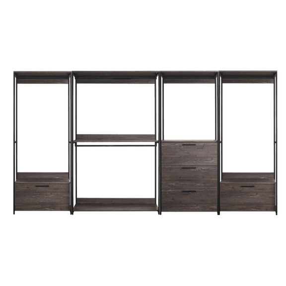 Newboti Furniture Monica Wood Walk-in Closet System 17404