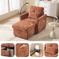 thumbnail image 1 of Newboti Furniture Multifunctional lazy person sofa recliner can be stored storage backrest with cell phone bracket chenille single leisure chair for living room bedroom small household BN.5168, 1 of 16