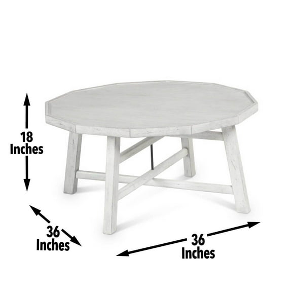 Newboti Furniture Paisley - 3 Piece Occasional Table Set - White 37082