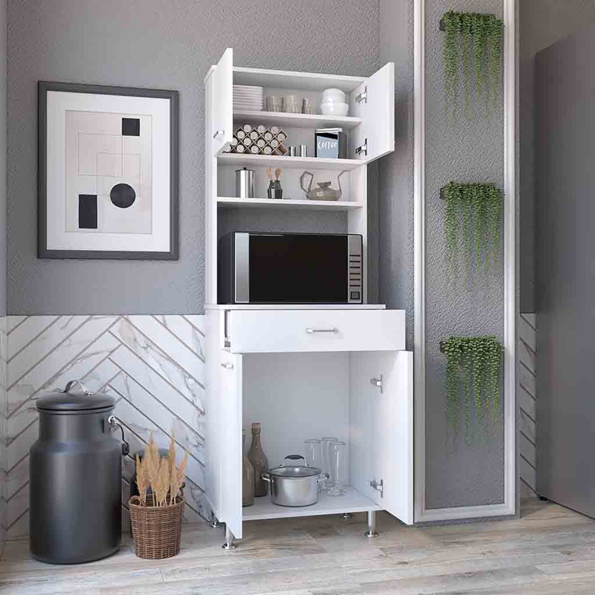 Kitchen Storage External Newboti Furniture Pantry Cabinet 67