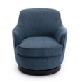 thumbnail image 1 of Newboti Furniture Richfield Cadet Blue Wood Base Swivel Chair 19415, 1 of 9