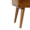 thumbnail image 1 of Newboti Furniture Solid Wood Curved Chestnut nightstand 58919, 1 of 7