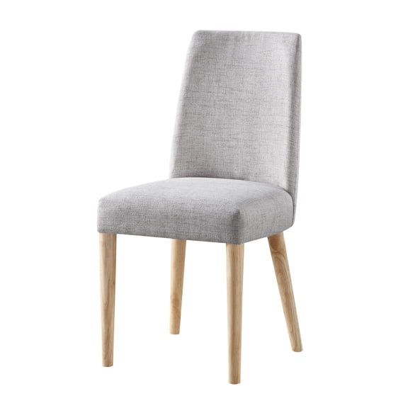 Newboti Furniture Taylor Chair With Natural Legs And Gray Fabric 12331