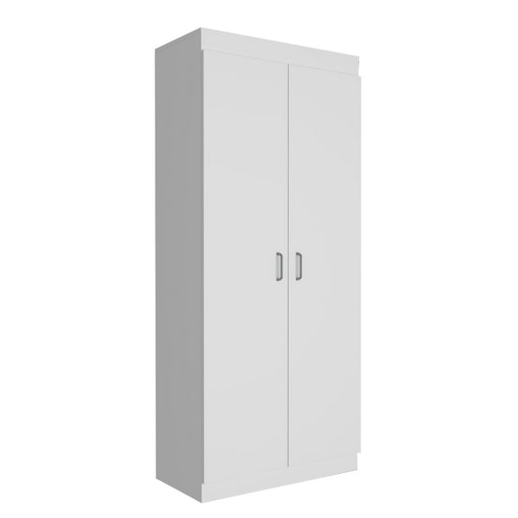 Newboti Furniture Varese Pantry Cabinet, Double Door,Five Shelves -White 32971