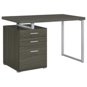 Newboti Furniture Weathered Grey 3-drawer Reversible Office Desk 10662