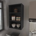 thumbnail image 1 of Newboti Furniture Wenge Wall Cabinet with Open Storage BN.0631, 1 of 7