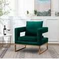 thumbnail image 1 of Newboti Lenola Contemporary Upholstered Accent Arm Chair, Green 926984416126119, 1 of 14