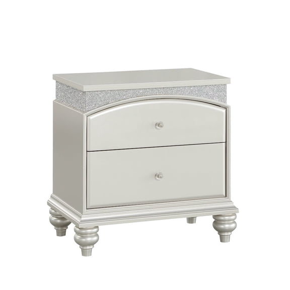 Newboti Maverick Platinum Finish Night Stand 770139901286468