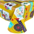 thumbnail image 1 of Newbridge Fiesta Time Party Print Vinyl Flannel Backed Tablecloth, Fiesta Celebration Vinyl Tablecloth with Flannel Backing, 60 Inch x 102 Inch Oblong/Rectangle, 1 of 7