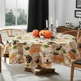 thumbnail image 1 of Newbridge Happy Halloween Witches Brew 60 x 84 inch Oval Vinyl Tablecloth with Flannel Backing, 1 of 6