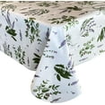 thumbnail image 1 of Newbridge Herb Garden Floral Kitchen Design Flannel Backed Vinyl Tablecloth, 60” x 120” Oblong/Rectangle, 1 of 4