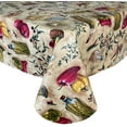 thumbnail image 1 of Newbridge Oil and Vinegar Tuscany Print Vinyl Tablecloth with Flannel Backing, Italian Olive Oil Bottle Flannel Backed Indoor Outdoor Tablecloth, 52 x 70 Inch Rectangle, 1 of 7