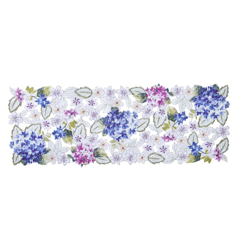 Newbridge Spring Hydrangea Embroidered Center Piece, Spring