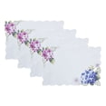 thumbnail image 1 of Elrene Home Fashions Spring Hydrangea Floral Cutwork Placemats, Set of 4, Multi, 13" x 19", 1 of 5