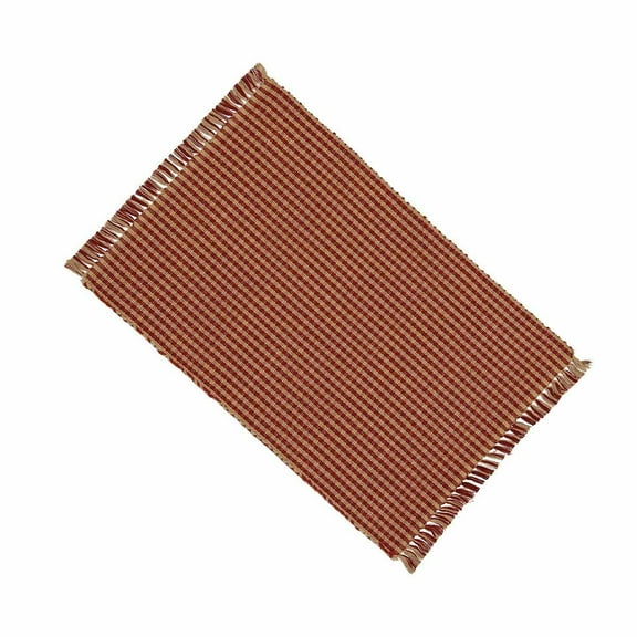 Newbury Gingham Red Placemats - Set of 6