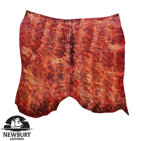 Newbury Leathers, Craze, Double Butt, Red