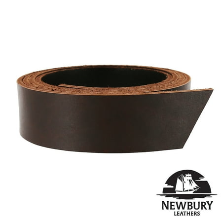 Newbury Leathers, Latigo, Strap, Dark Brown