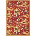 thumbnail image 1 of Newbury Red/Gold Small Rectangle Rug-Color:Red/Gold,Design:Transitional,Shape:Large Rectangle,Size:10'L x 8'W, 1 of 2