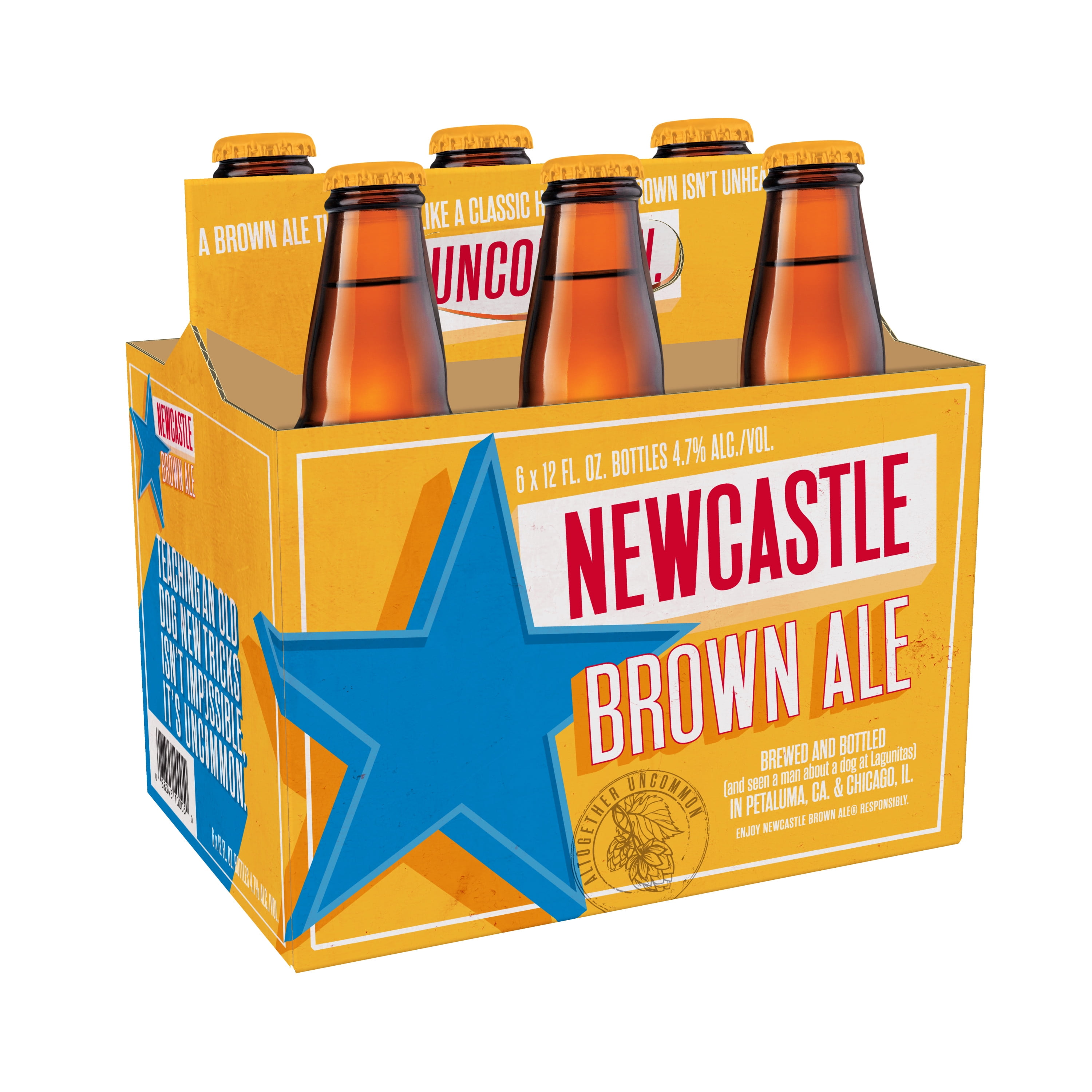 Newcastle Brown Ale Beer, 6 Pack, 12 fl oz Bottles, 4.7 Alcohol by