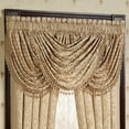 thumbnail image 1 of Newcastle Golden Tan Bedding Window Treatment Valance Waterfall Scroll 48 x 30, 1 of 1