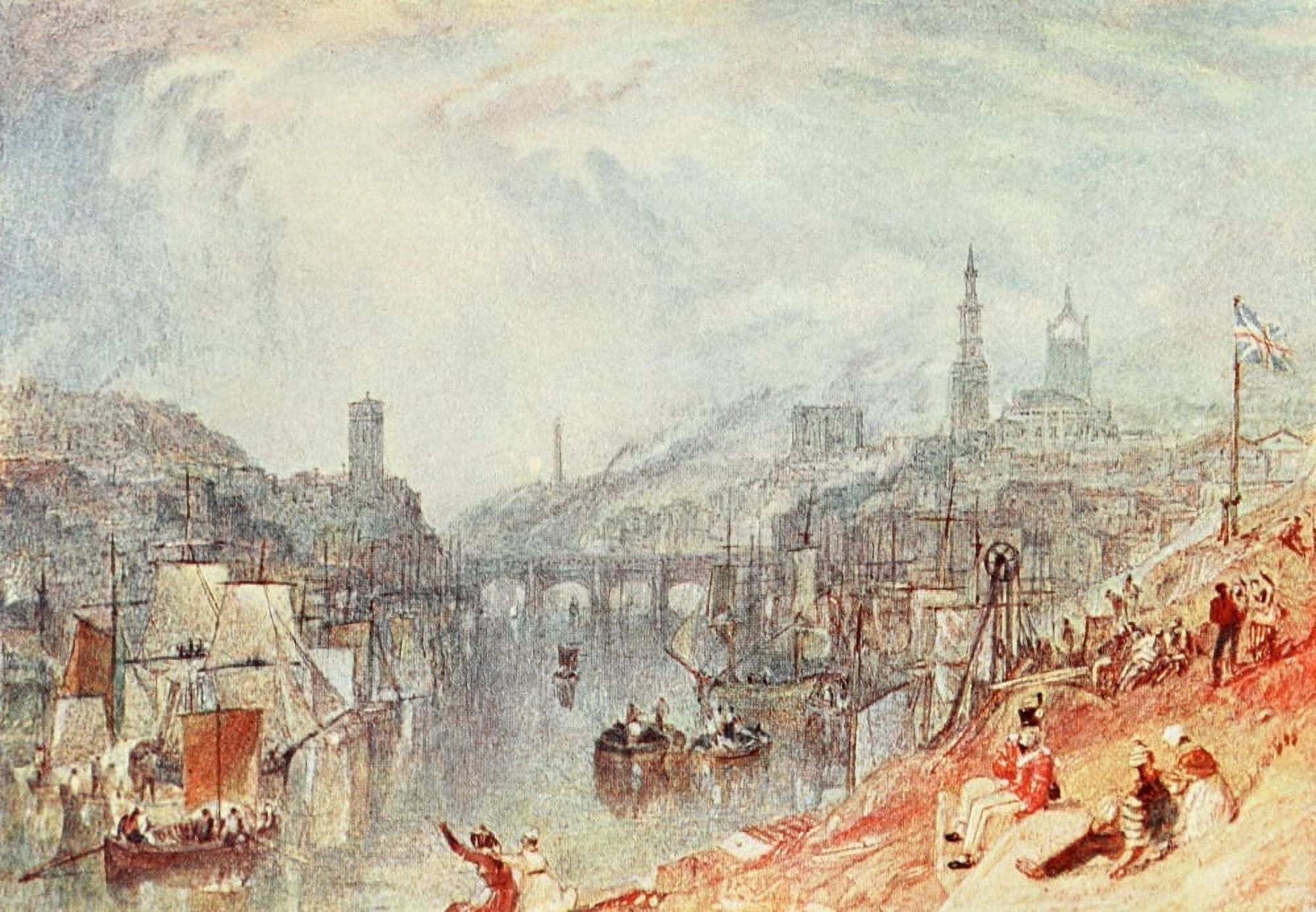 Newcastle JMW Turner 1905 Canvas Art - JMW Turner (18 x 24)