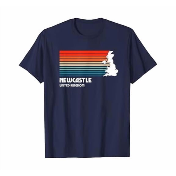 Newcastle Retro Vintage Classic Style UK Graphic T-Shirt