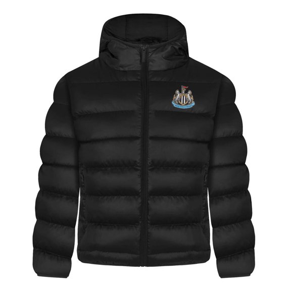 Newcastle United FC Boys Embroidered Quilted Jacket