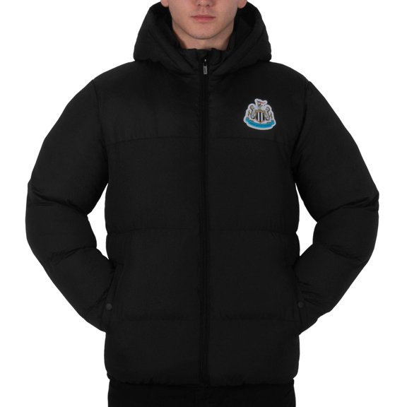 Newcastle United FC Mens Crest Quilted Jacket