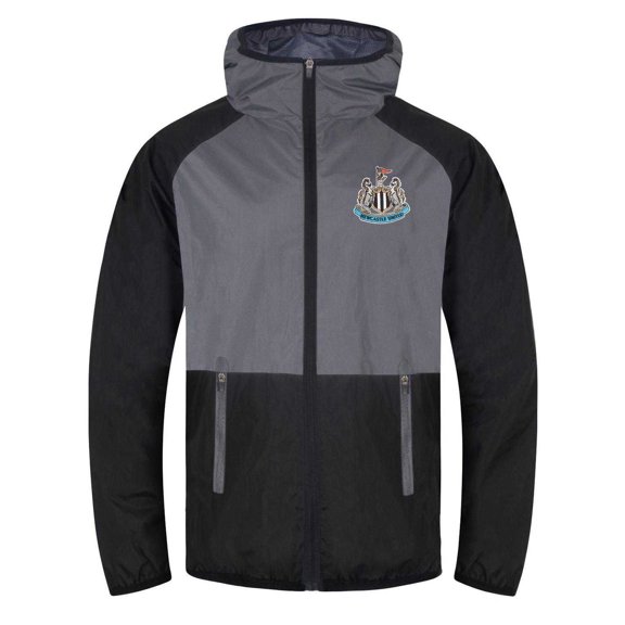 Newcastle United FC Mens Crest Two Tone Windbreaker