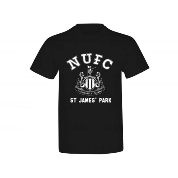 Newcastle United FC NUFC Black T Shirt