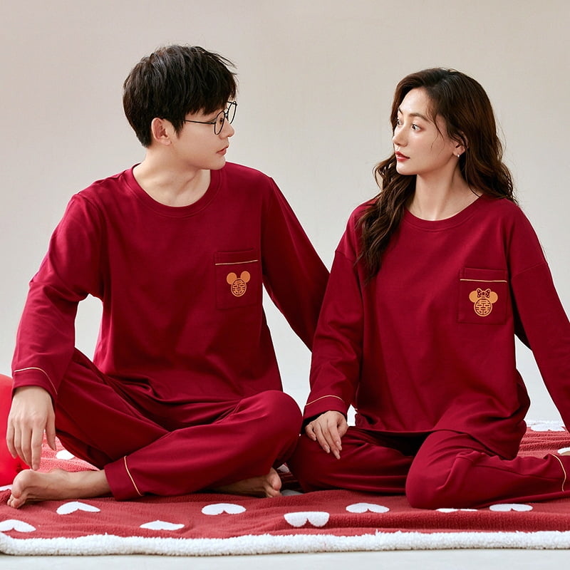 Newce 2024 New Couple Pajamas Women‘s Spring and Autumn Summer Cotton